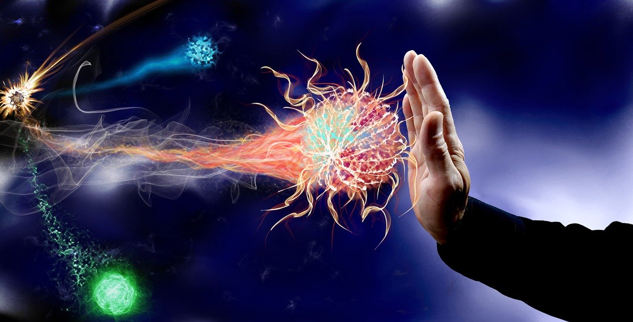 an illustration of virus